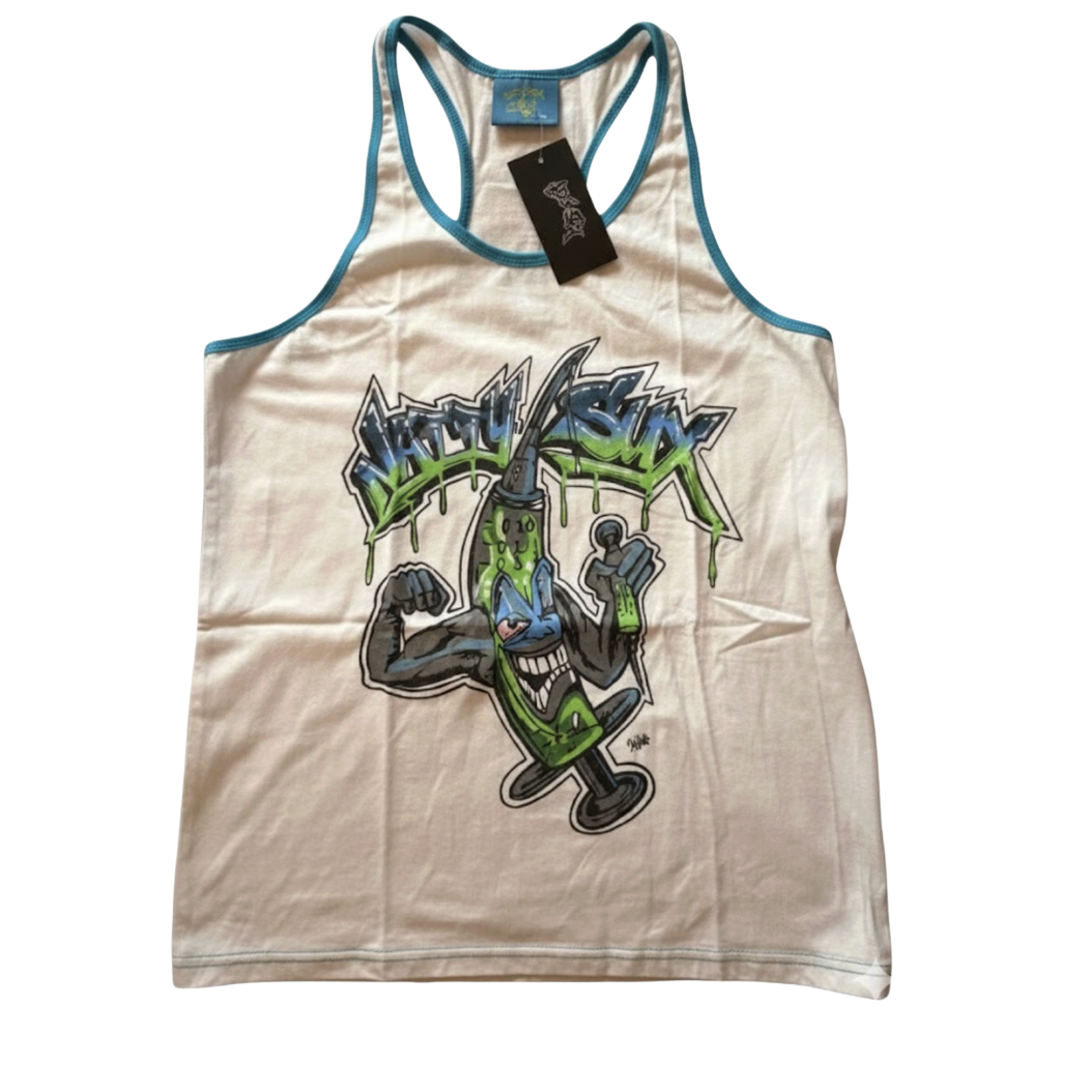 Natty Sux Crop Tank front